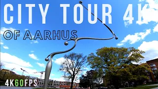 ⁴ᴷ⁶⁰ Aarhus Walking Tour 🇩🇰 | Aarhus City Tour 4k | Denmark Walking Tour 丹麦城