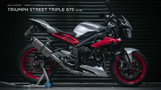 Static Exhaust Sound - Triumph Street Triple 675 R & RX (13-16) Comp-Ti Cobra Sport Exhaust