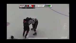 Hockey Fights - Josh Steele Vs James Harrison Sept 16 2022