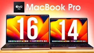WHICH IS BETTER!? 14" vs 16" MacBook Pro M2 Pro