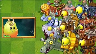 Plants vs Zombies 2 NEW Plant - Bean Sprout Plant Power-Up vs All Final Boss Fight!