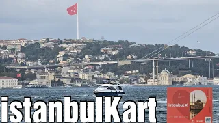 How to Purchase a Istanbul Kart to Travel inside Istanbul Türkiye (Card for Buses, Train, Ferries)