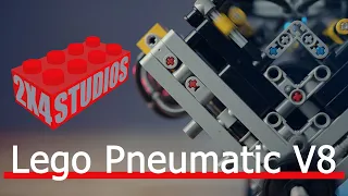 Cinematic Lego Pneumatic V8 engine