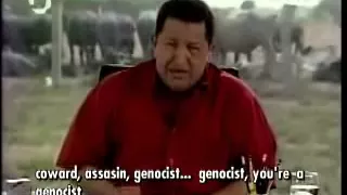 Chávez:  ''Te metiste conmigo pajarito''
