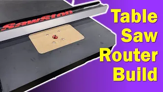 Router Table Build - For Your Table Saw (Easy)