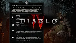 DIABLO 4 Gameplay Walkthrough - Druid Werewolf 4K PC - No commentary