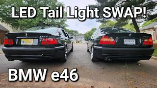 BMW e46 LED tail light swap!