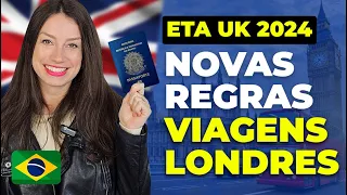 TUDO SOBRE ETA UK NOVO VISTO PARA VIAJAR PARA A INGLATERRA EM 2024!  Autorização de viagem