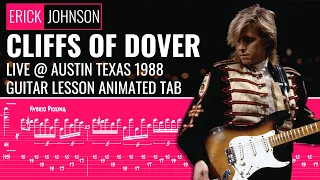 Cliffs Of Dover Guitar Tab - Live at Austin 1988 - Erick Johnson - Lesson Tutorial - How to Play