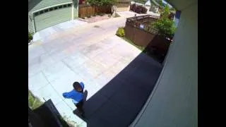 Kids Stealing Scooter from Garage