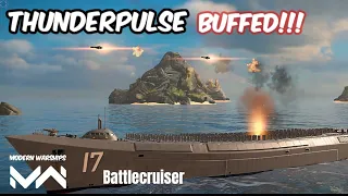 Thunderpulse Missile-Buffed In Battlecruiser | Nautical Gaming #modernwarships