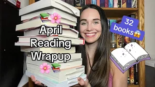 April Wrapup (32 books!)🌸📚