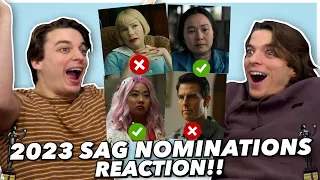 2023 SAG Nominations REACTION!!