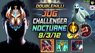 Challenger Ноктюрн Jungle vs Грейвз - Nocturne LOL Потрошитель Смертельный темп - KR 11.20