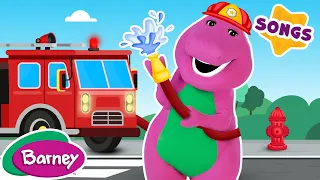 Barney - Here Comes The Firetruck (SONG with LYRICS)