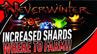 Where to FARM EACH ELEMENTAL SHARDS for DRAGON HUNT GEAR During INCREASED SHARD EVENT in Neverwinter