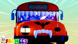 Колеса на жуткий автобусе хэллоуин специальный видео и лучшие песни для детей