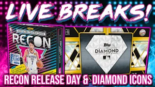WEDNESDAY NIGHT BREAKS! | RECON RELEASE DAY + Diamond Icons + Prizm NBA & More (RGL #2840-2850)
