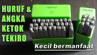 REVIEW HURUF & ANGKA KETOK TEKIRO 3MM (GT-LP1259 & GT-NP1269)