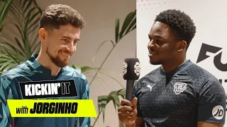 Jorginho on Arsenal’s Premier League Challenge, Declan Rice & Mikel Arteta!