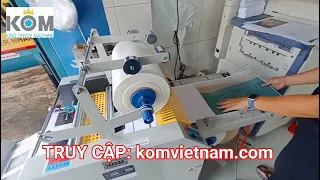 Bán Máy cán màng nhiệt HUPU-390C tự xả tờ sau cán tại Q5 II KOM VIỆT NAM - Máy cán màng cho in nhanh