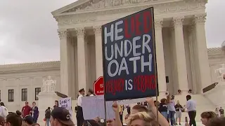 Protesters Gather Outside Supreme Court Ahead Of Kavanaugh Vote | MSNBC