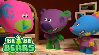 Be Be Bears 🐻‍❄️🐻  El oso invisible - episodio completo 29 | Caricaturas para bebés