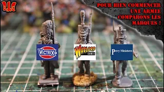 Comparatif des marques de figurines en plastique pour le 1er empire