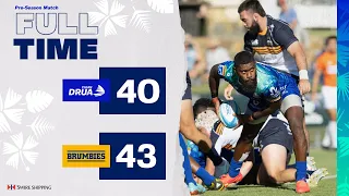 Fijian Drua vs Brumbies Trial Match 1 Highlights