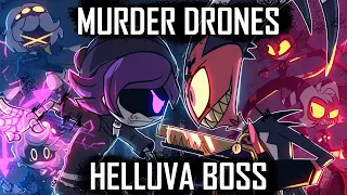 HELLUVA BOSS VS MURDER DRONES (Short Crossover Animation)