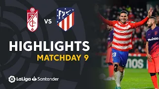 Resumen de Granada CF vs Atlético de Madrid (2-1)