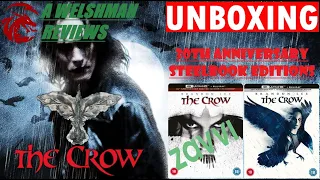 The Crow 30th Anniversary Steelbooks Editions #unboxing #steelbook #4k