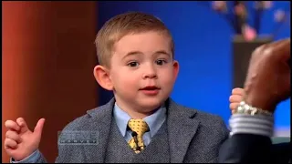 Steve Harvey Brings 4-Yr-Old #tommy Johnston [My brother doesn't share his girlfriend]