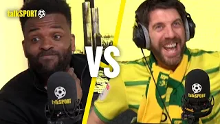 Andy Goldstein TEASES Former Ipswich Player Darren Bent With His NEW Norwich Shirt!🤣😝