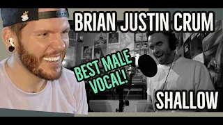 Brian Justin Crum REACTION Shallow- First time reaction BRIAN JUSTIN CRUM America's Got Talent!