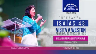 Audio Enseñanza: Isaías 43 (Weston, FL, julio 2018)