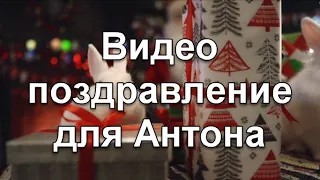 Видео поздравление от Деда Мороза для Антона с новым годом!