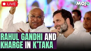 LIVE | Rahul Gandhi and Mallikarjun Kharge addresses Public Rally in Shivamoga, Karnataka | Congress