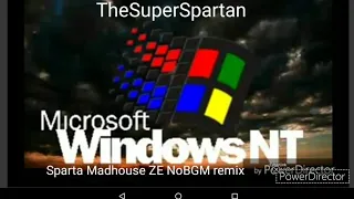 WINDOWS NT 4.0 Has SPARTA MADHOUSE ZOZEY NoBGM REMIX (Tribute to Happy Swirl)