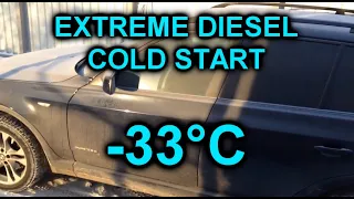 EXTREME DIESEL COLD START compilation | -33*C | s.2 ep.24 | Запуск дизеля в мороз -33