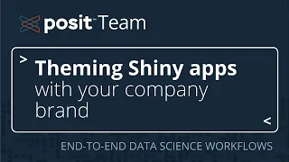 Jan 31st at 11am ET: Theming Shiny apps with your company brand