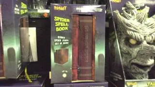 Spirit Halloween 2013 YJ Spider Spell Books