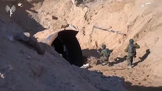 Израильские военные обнаружили крупнейший туннель ХАМАС в секторе Газа