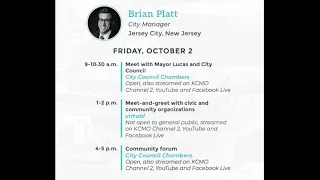 City Manager Finalist Brian Platt - Interview