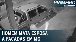 Flagrante: homem mata esposa a facadas em Minas Gerais | Primeiro Impacto (21/09/21)