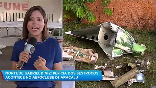 Gabriel Diniz: perícia dos destroços acontece no aeroclube de Aracaju Balanço - Geral Manhã