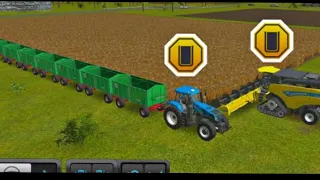 Fs 16 Harvest Wheats And Make Big Trail! farming simulator 16 | timelapse #fs16 !