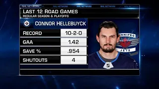 The guys discuss Connor Hellebuyck's shutout night