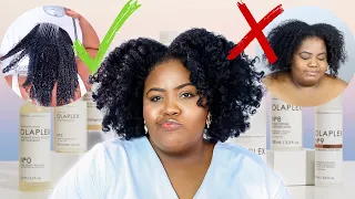 DON'T WASTE MONEY! I Was WRONG about OLAPLEX on Type 4 Natural Hair | Honest Review of @Olaplex 0-9