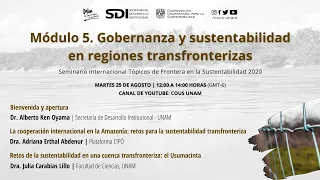 Módulo 5. Gobernanza y sustentabilidad en regiones transfronterizas